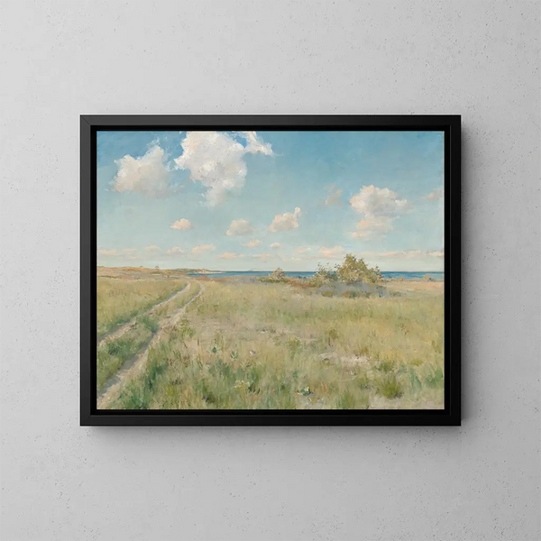L'Ancienne Route vers la Mer - William Merritt Chase — ingelijst kunstwerk aan de muur