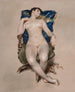 Ongetiteld ongespannen schilderij rustend op een stoel - William Merritt Chase — weergave van het kunstwerk