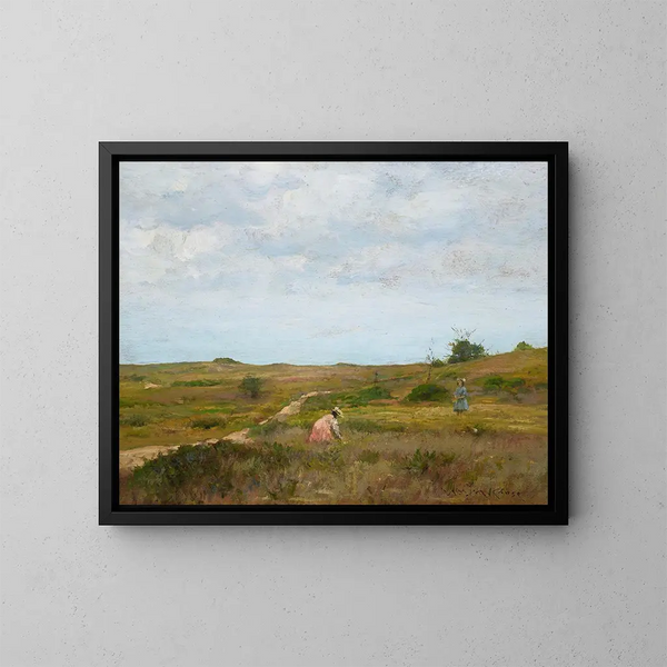 Onbekend, Shinnecock Hills, Long Island - William Merritt Chase — ingelijst kunstwerk aan de muur
