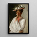 Vrouw in wit - William Merritt Chase — ingelijst kunstwerk aan de muur