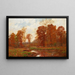 Landschap in de herfst - William Merritt Post — ingelijst kunstwerk aan de muur