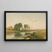 Een interval - William Newton Bartholomew — ingelijst kunstwerk aan de muur