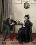 Portret van de ouders van de kunstenaars - William Orpen — weergave van het kunstwerk