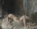 Studie van een vrouwelijke naakt - William Orpen — weergave van het kunstwerk