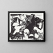 Tentoonstelling - William Pachner — ingelijst kunstwerk aan de muur