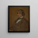 Portret van senator Charles Sumner - William Page — ingelijst kunstwerk aan de muur