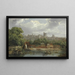 Château de Windsor depuis la Tamise - William Parrott — ingelijst kunstwerk aan de muur