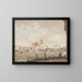 Tempel van Venus en Rome vanaf het Colosseum - William Pars — ingelijst kunstwerk aan de muur