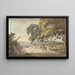 van Plymouth uitzicht genomen vanaf de Zeven Bomen, Exeterweg - William Payne — ingelijst kunstwerk aan de muur