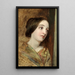 Studie van een jonge vrouw - William Powell Frith — ingelijst kunstwerk aan de muur
