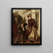 De passerende vuilnisophaler - William Powell Frith — ingelijst kunstwerk aan de muur