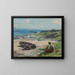Baie de Portrigh, Carradale - William Pratt — ingelijst kunstwerk aan de muur
