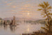 Zonsopgang over het Champlain-meer - William Rickarby Miller — weergave van het kunstwerk