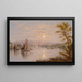 Zonsopgang over het Champlain-meer - William Rickarby Miller — ingelijst kunstwerk aan de muur
