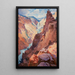 Uitzicht op de Grote Canyon van Yellowstone - William Robinson Leigh — ingelijst kunstwerk aan de muur