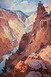 Uitzicht op de Grote Canyon van Yellowstone - William Robinson Leigh — weergave van het kunstwerk