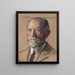 Addison Van Nom B. A. 1858 Bibliothecaris 1865 1905 - William Sergeant Kendall — ingelijst kunstwerk aan de muur