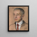 Clive Day B. A. 1892 Hoogleraar politieke economie 1907 - William Sergeant Kendall — ingelijst kunstwerk aan de muur