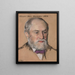 Simeon Eben Baldwin B. A. 1861 Professor in de rechten 1872-1912 Gouverneur van Connecticut - William Sergeant Kendall — ingelijst kunstwerk aan de muur