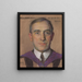 Thomas W. Swan B. A. Sterling Professor in de rechten 1922 - William Sergeant Kendall — ingelijst kunstwerk aan de muur