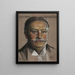 William Howard Taft, B. A. 1878, president van de Vergadering van de Verenigde Staten (1908-1912), hoogleraar constitutioneel recht aan Yale (1913-1921). - William Sergeant Kendall — ingelijst kunstwerk aan de muur