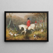 Rentré à terre - William Shayer — framed artwork on a wall