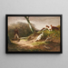 Group of shooting - William Shayer — framed artwork on a wall