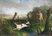 Jacht op hazen - William Shayer — weergave van het kunstwerk