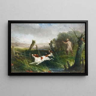William Shayer - Shooting hares.webp