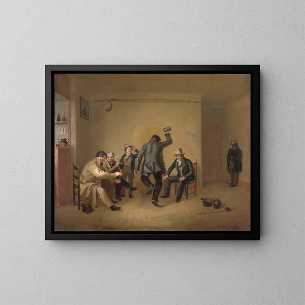 Bar Scene - William Sidney Mount — framed artwork on a wall
