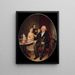 Het verhaal van de Revolutie van de overgrootouders: een portret van dominee Zachariah Greene - William Sidney Mount — ingelijst kunstwerk aan de muur