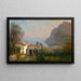 Landschap van Capri - William Stanley Haseltine — ingelijst kunstwerk aan de muur