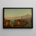De Etna vanaf Taormina - William Stanley Haseltine — ingelijst kunstwerk aan de muur