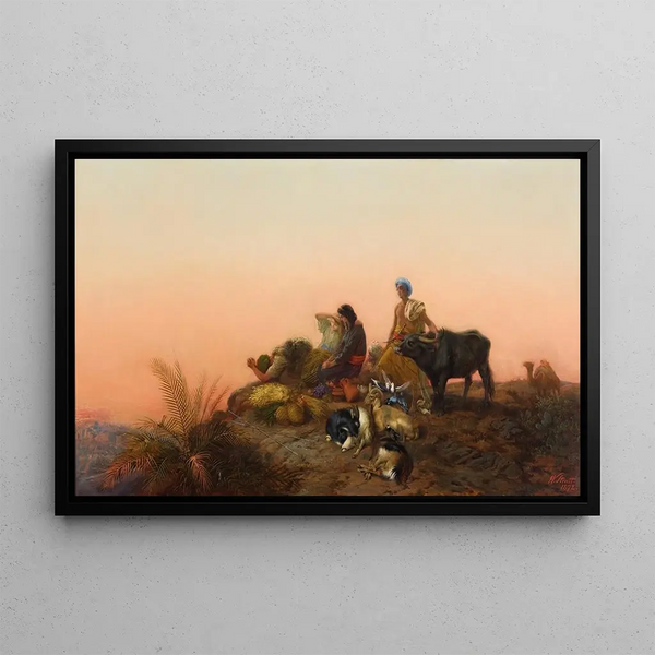 William Strutt - Jerusalem pilgrims.webp