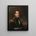 David Glasgow Farragut - William Swain — ingelijst kunstwerk aan de muur