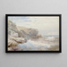 Golven die breken - William Trost Richards — ingelijst kunstwerk aan de muur