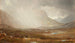 Storm voorbij Skye-eiland Schotland - William Trost Richards — weergave van het kunstwerk