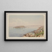 scène op de baai van Narragansett - William Trost Richards — ingelijst kunstwerk aan de muur