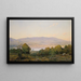 Zonsondergang in Centre Harbor New Hampshire - William Trost Richards — ingelijst kunstwerk aan de muur