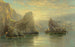 Zonsondergang in de Shetlandeilanden, Schotland - William Trost Richards — weergave van het kunstwerk