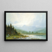 Zonsondergang op de berg Chocorua New Hampshire - William Trost Richards — ingelijst kunstwerk aan de muur