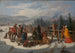 Scènes van de Pioniers van Cooper, Deerslayer op de schietwedstrijd - William Walcutt — weergave van het kunstwerk