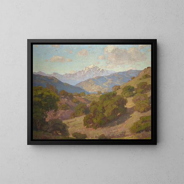 Mont San Antonio - William Wendt — framed artwork on a wall