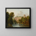 Een uitzicht op het kasteel van Warwick - William Westall — ingelijst kunstwerk aan de muur