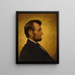 Abraham Lincoln - William Willard — ingelijst kunstwerk aan de muur