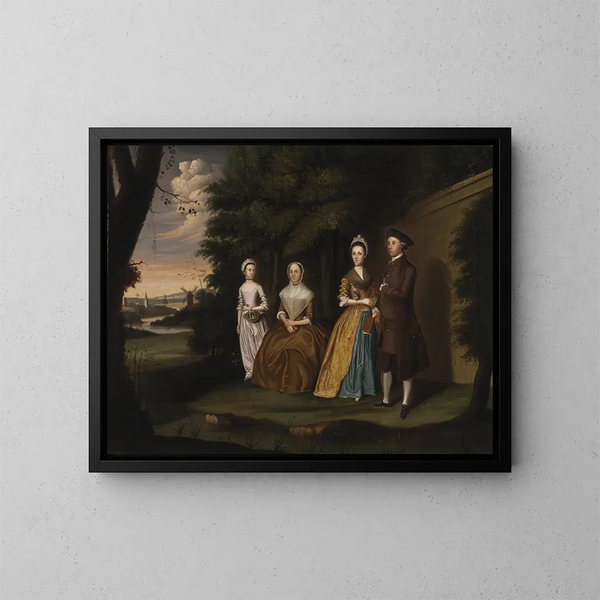 La famille Wiley - William Williams — framed artwork on a wall