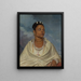 Joanna de Silva - William Wood — ingelijst kunstwerk aan de muur