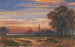 Dresden bij zonsondergang - William Wyld — weergave van het kunstwerk