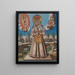 Middeleeuws schilderij van Saletinsk - Wincenty Chrząstkiewicz — ingelijst kunstwerk aan de muur