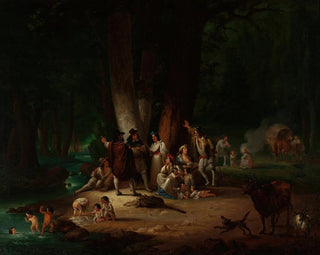 Wincenty Smokowski - Gipsy camp at waterside.webp